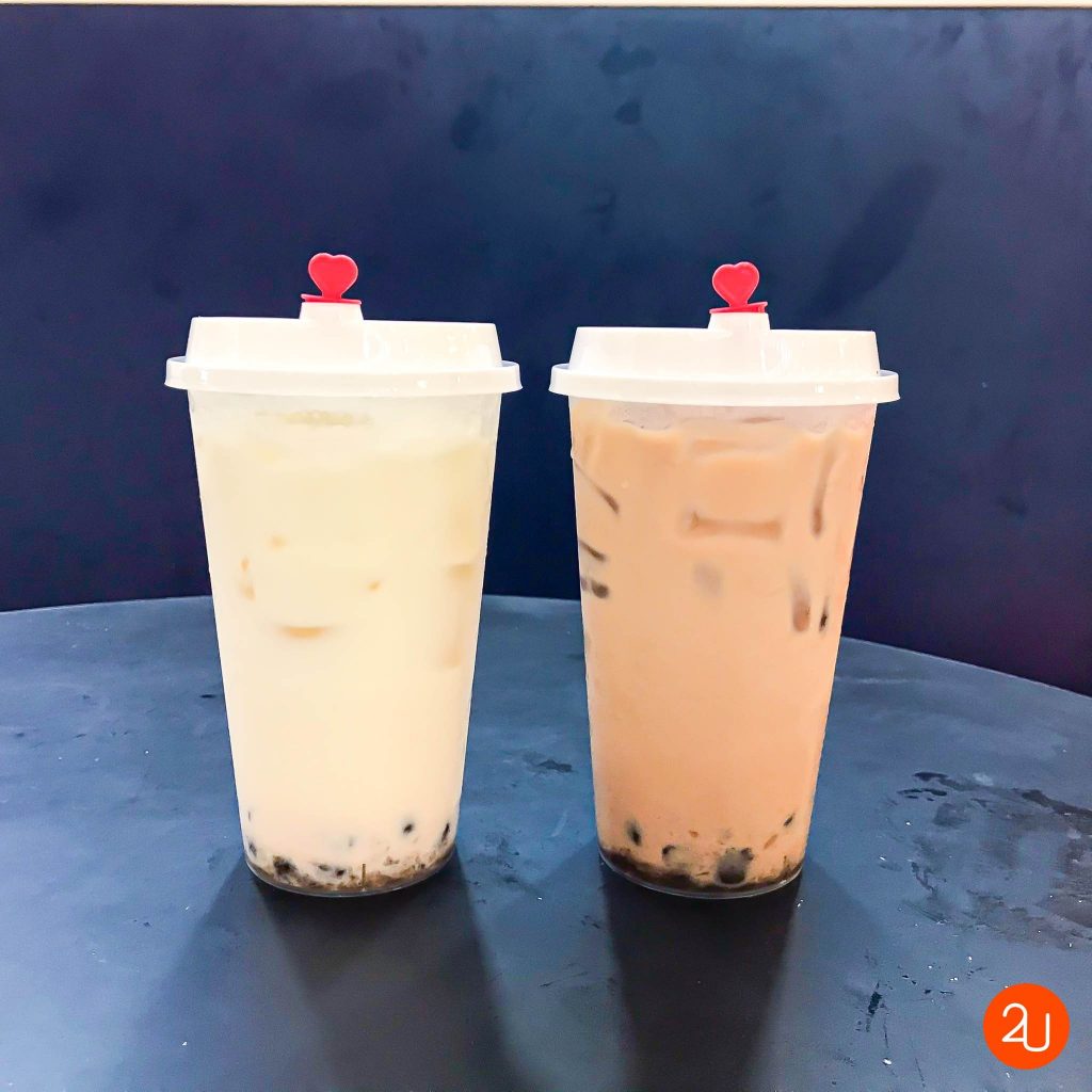 Dairy Boba Brown Sugar Milk Tea & Dairy Boba Milk