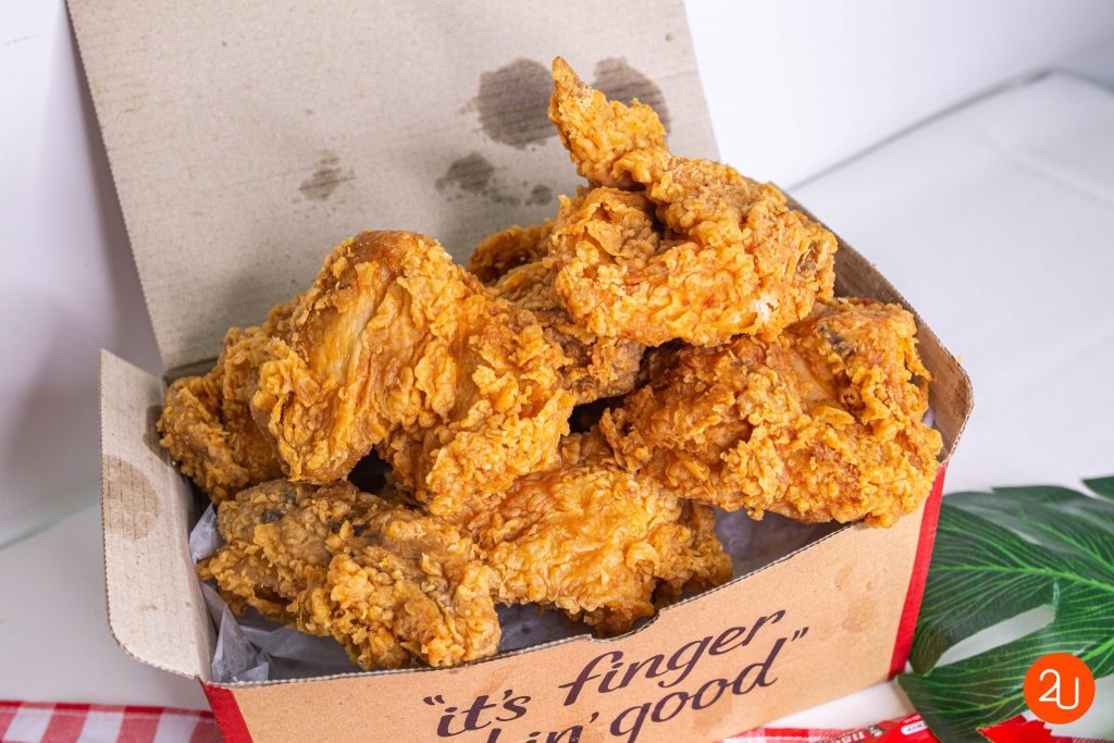 fried chicken in box