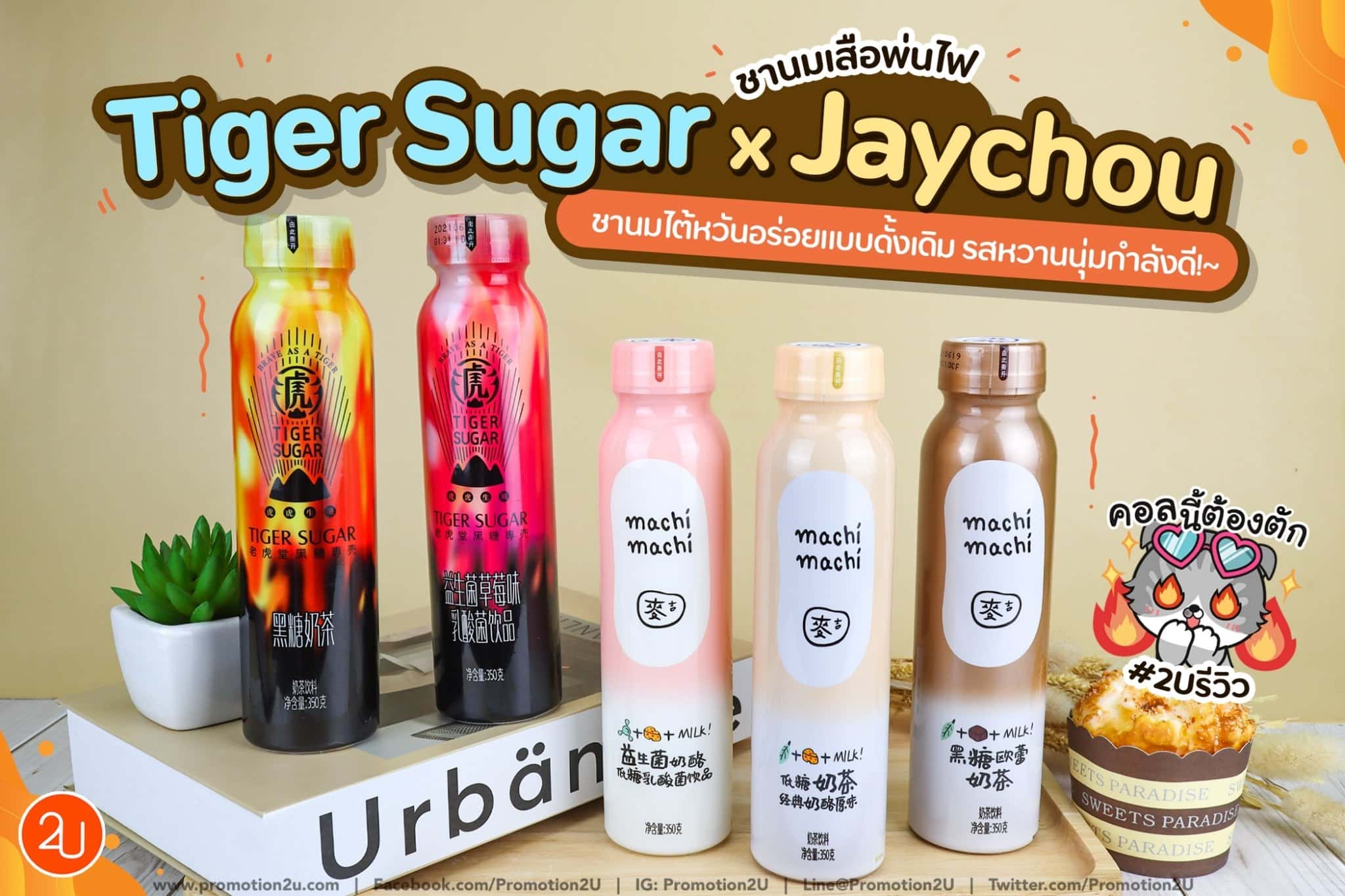 รีวิวชานมเสือพ่นไฟ Tiger sugar x Jay chou หอม อร่อย ต้องลอง!~